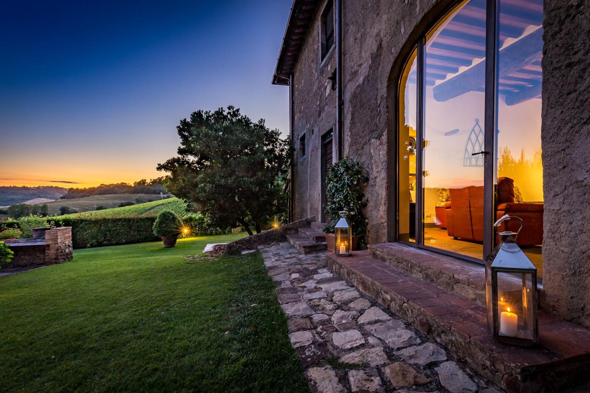 Villa S.Andrea Сан-Кашиано-ин-Валь-ди-Пеза Экстерьер фото